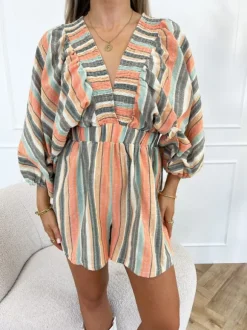 Lolita playsuit oranje