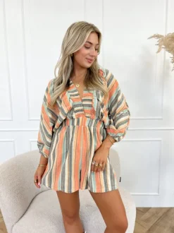 Lolita playsuit oranje