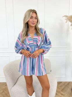 Lolita playsuit roze