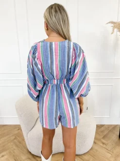 Lolita playsuit roze