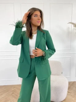 Lona blazer groen