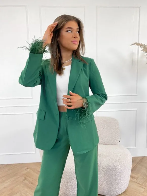 Lona blazer groen