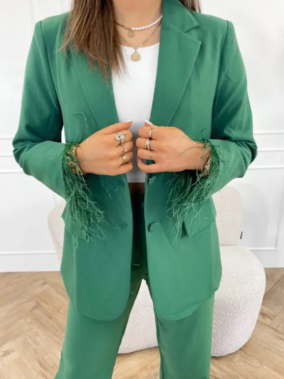 Lona blazer groen