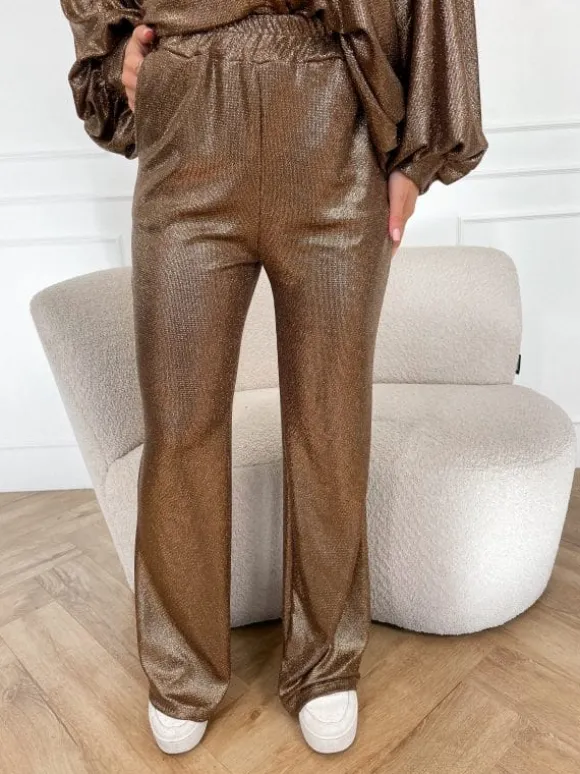 Lore pantalon brons