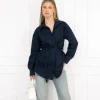 Lorena blouse donker blauw