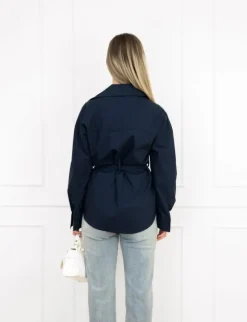 Lorena blouse donker blauw