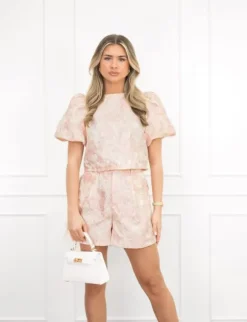 Lotte top roze