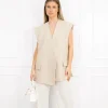 Lottie gilet beige