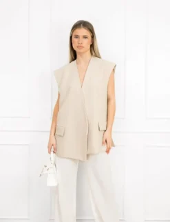 Lottie gilet beige