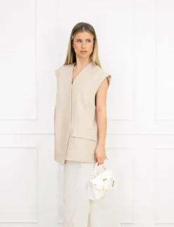 Lottie gilet beige