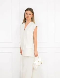 Lottie gilet wit