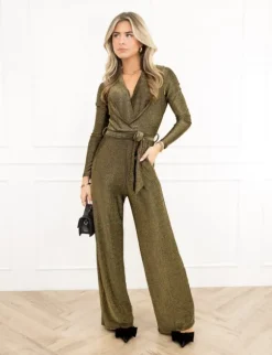 Luna jumpsuit goud