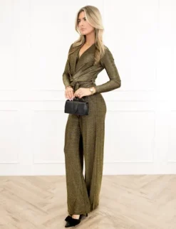 Luna jumpsuit goud