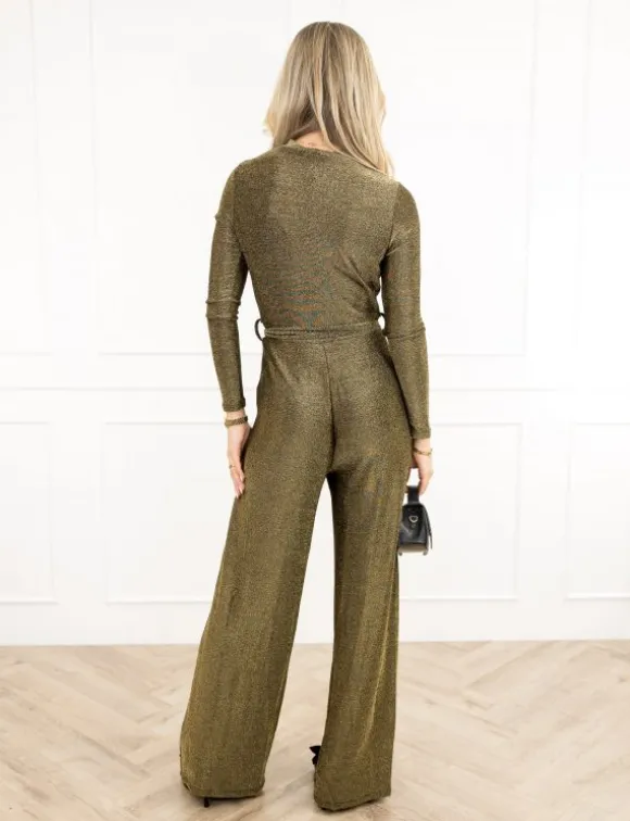 Luna jumpsuit goud