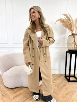 Lydia mantel jas camel