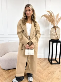 Lydia mantel jas camel