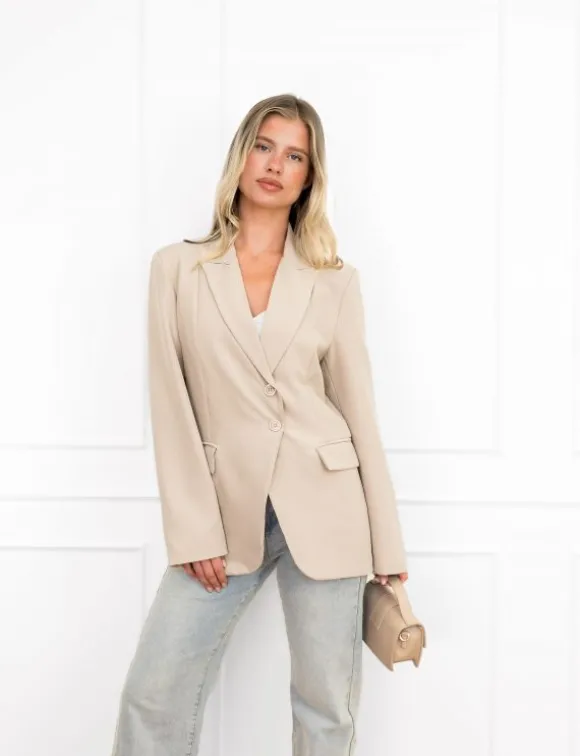 Macy blazer beige