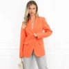 Macy blazer oranje