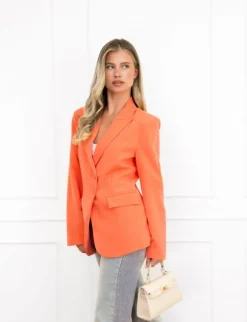 Macy blazer oranje