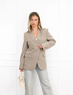 Macy blazer taupe