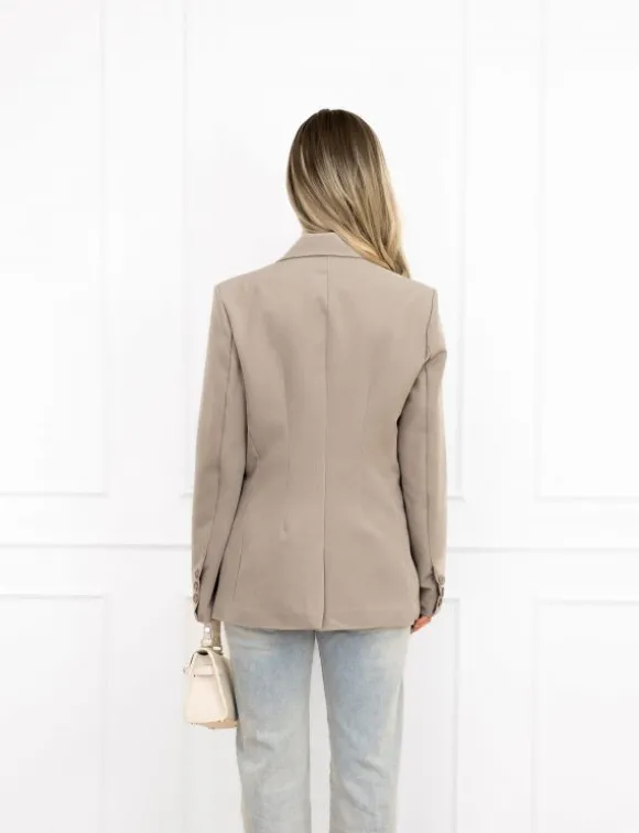 Macy blazer taupe
