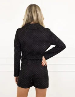 Made playsuit zwart