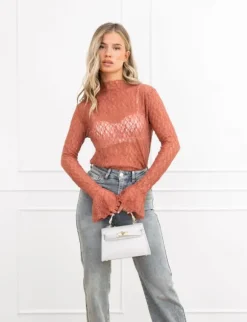 Maeve top oud roze