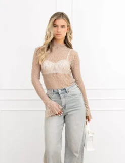 Maeve top taupe
