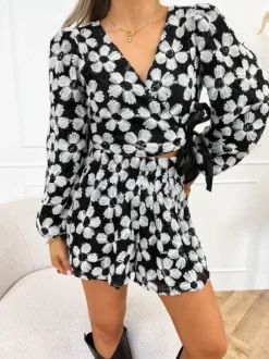 Malia top zwart