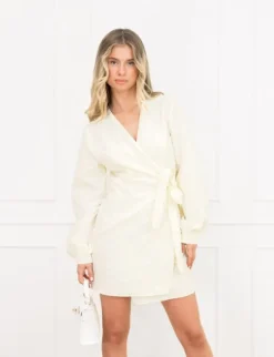 Manou jurk creme