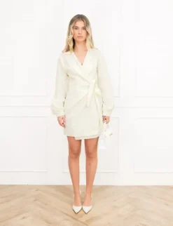 Manou jurk creme