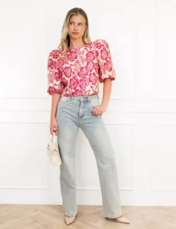 Manouk top fuchsia