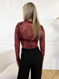 Mare kanten body rood