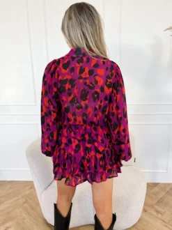 Maren blouse paars