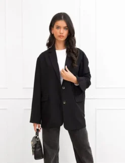Marin blazer zwart