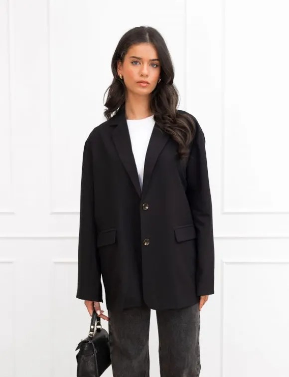 Marin blazer zwart
