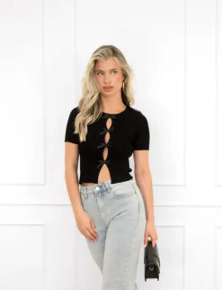 Mary top zwart