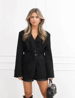 Maud blazer zwart