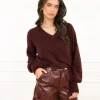Maura trui bordeaux rood