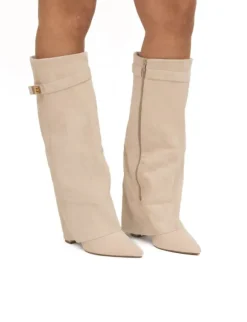 Maya laarzen suède beige