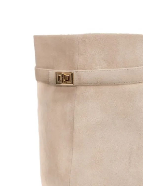 Maya laarzen suède beige