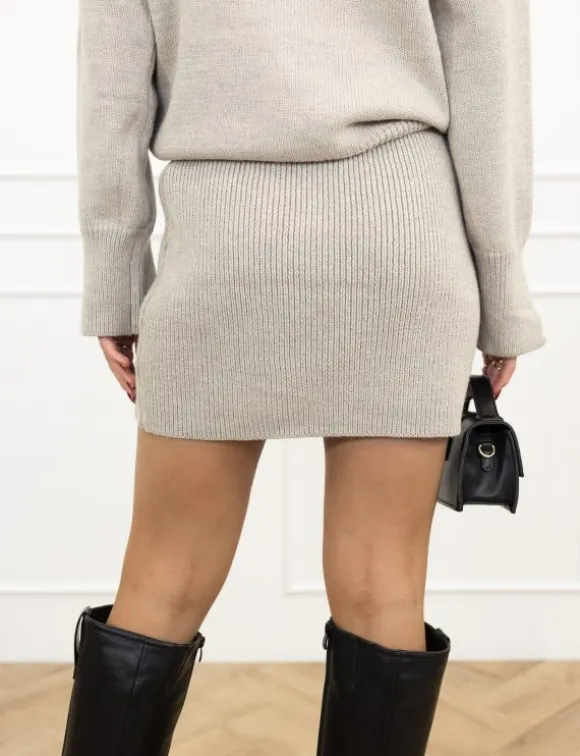 Mayla rok taupe