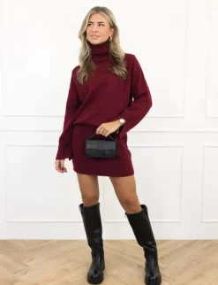 Mayla trui bordeaux
