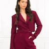 Mayra cropped blazer bordeaux