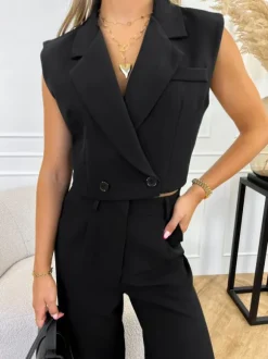 Mayra gilet zwart
