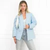 Megan jasje licht blauw