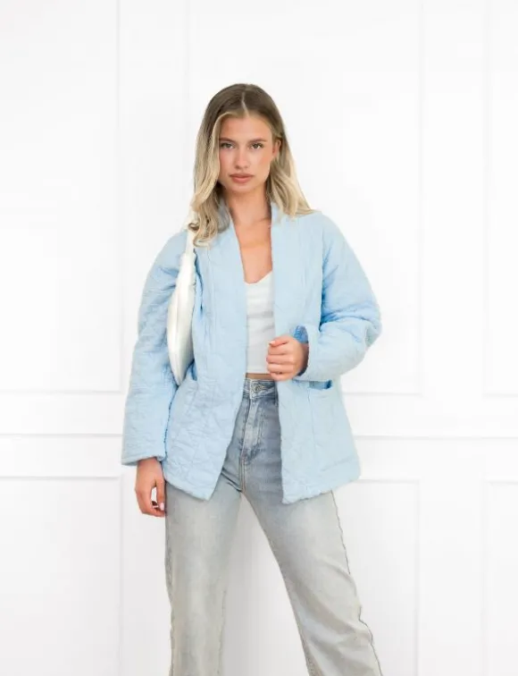 Megan jasje licht blauw