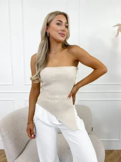 Meike top beige