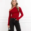 Mel top rood