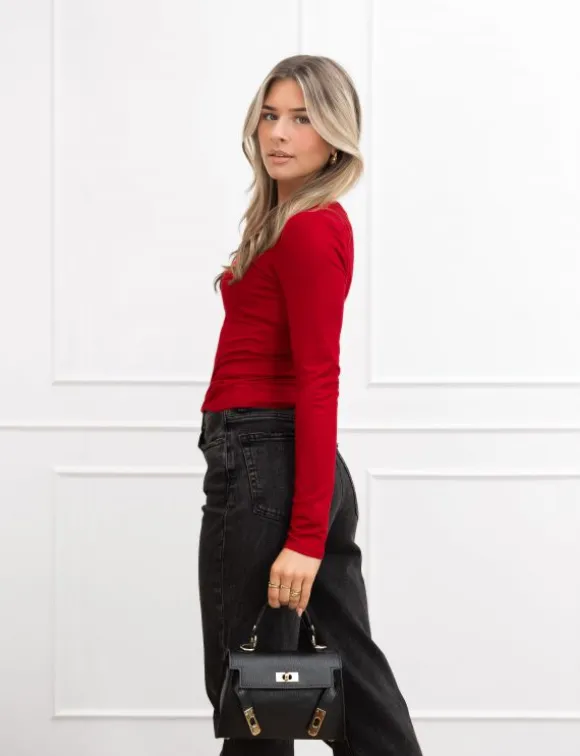 Mel top rood